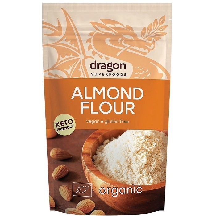 Faina de migdale bio, fara gluten 200g Dragon Superfoods