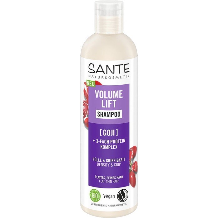 Sampon pentru volum cu goji bio pentru par fin 250ml Sante Naturkosmetik