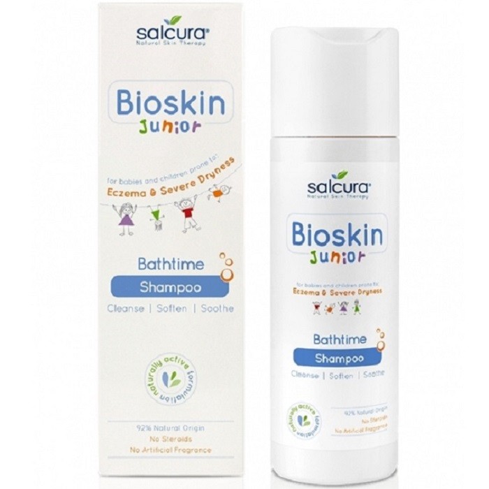 Sampon Bioskin Junior pt scalp uscat cu eczeme si coji 200ml Salcura