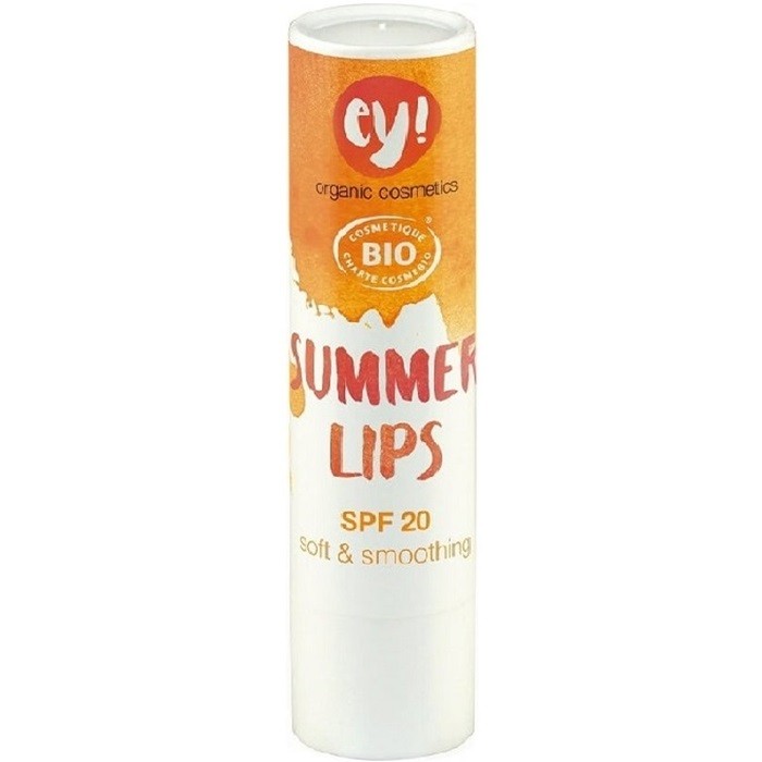Balsam de buze bio Summer Lips cu protectie solara FPS 20 EY! Eco Cosmetics