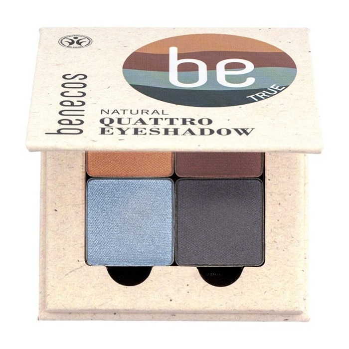 Fard de pleoape Natural Eyeshadow Quattro True Blue 8g Benecos