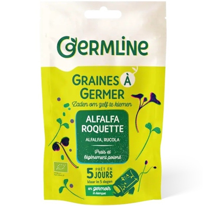 Mix alfalfa si rucola bio pentru germinat 150g Germline