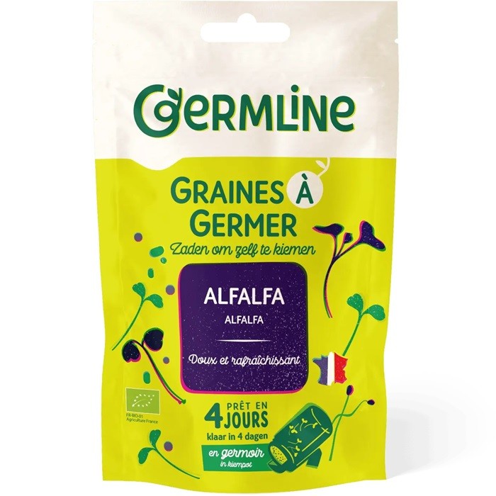 Alfalfa (lucerna) seminte bio pentru germinat 150g Germline