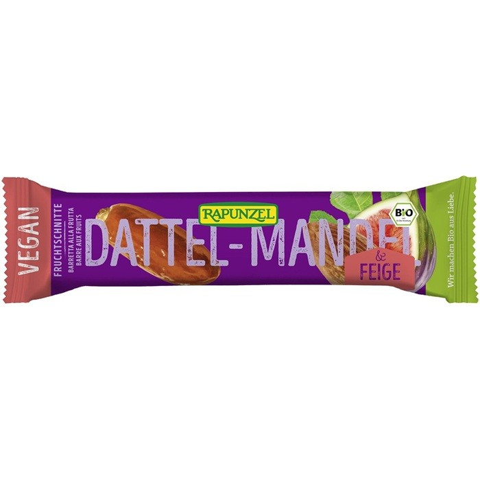 Baton de fructe bio cu smochine si curmale 40g Rapunzel