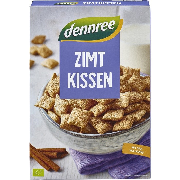 Pernite de ovaz cu scortisoara bio 300g Dennree