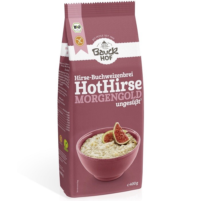 Terci de mei si hrisca bio, fara gluten 400g Bauckhof