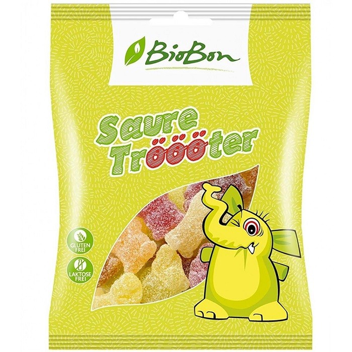 Jeleuri acrisoare bio, fara gluten, fara lactoza 100g Biobon