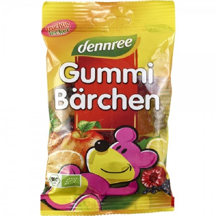 Ursuleti jeleuri din suc de fructe bio 100g Dennree