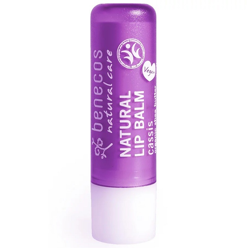 Balsam de buze natural cu unt de shea si coacaze, vegan 4.8g Benecos
