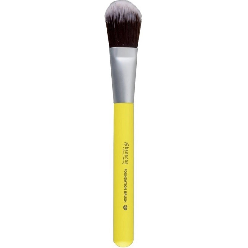 Pensula pentru fond de ten lichid Colour Edition Benecos 15.5 cm