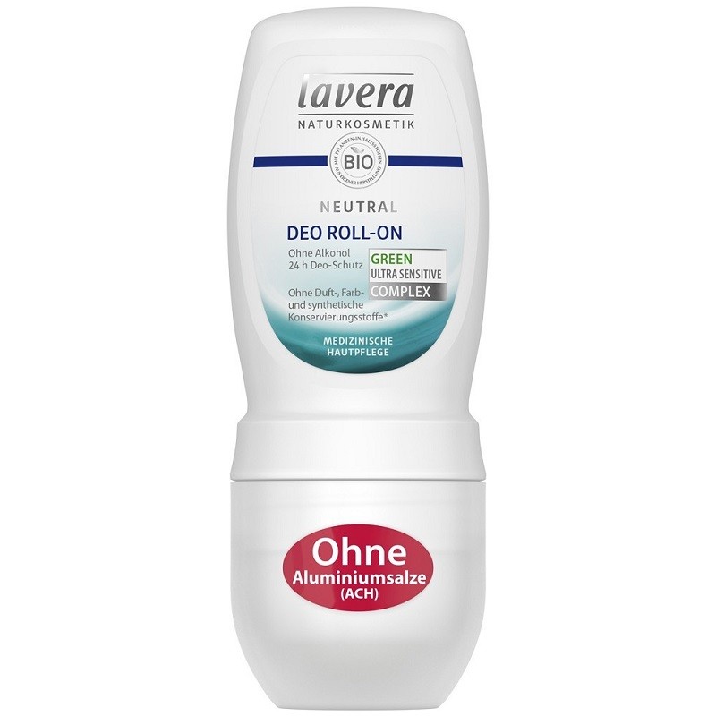 Deodorant roll-on pentru piele foarte sensibila, iritata Neutral 50ml Lavera