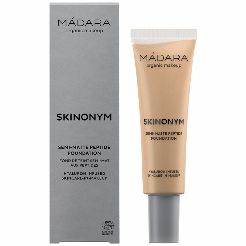 Fond de ten Semi-Matte Peptide Skinonym 40 Sand 30ml Madara Organic