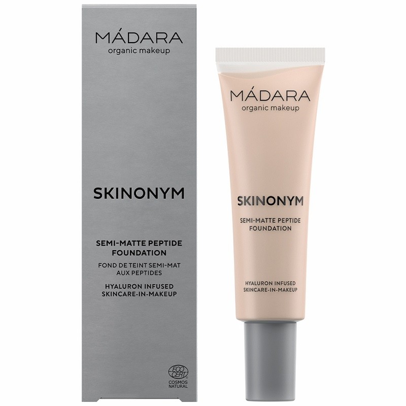 Fond de ten Semi-Matte Peptide Skinonym 20 Ivory 30ml Madara Organic