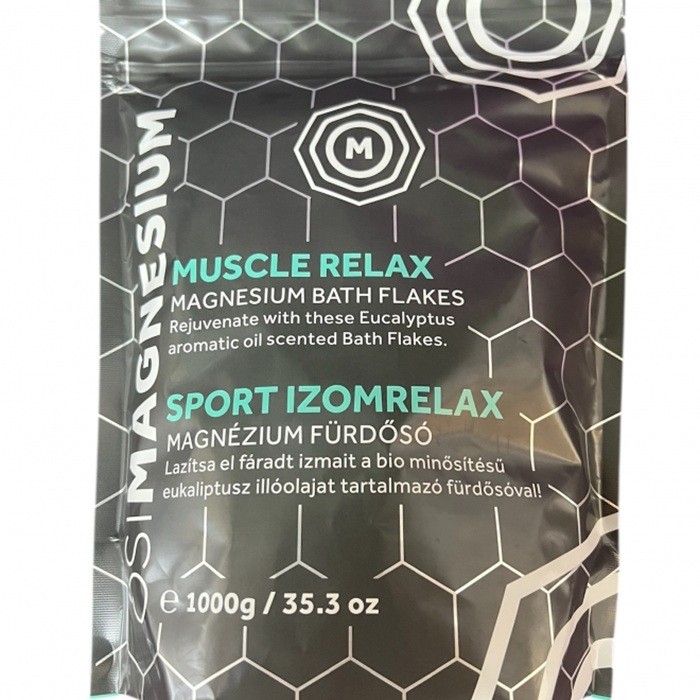 Fulgi baie magneziu si eucalipt OsiMagnesium 1000g