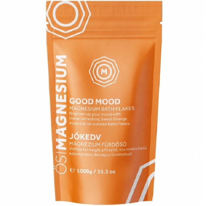 Fulgi baie Good Mood magneziu mandarina 1000g OsiMagnesium