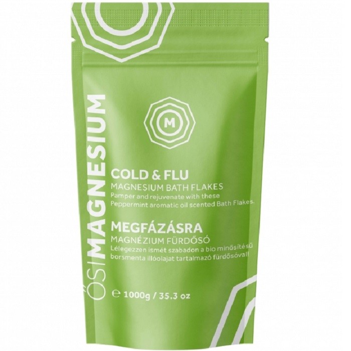 Fulgi baie magneziu pt raceala si gripa 1000g OsiMagnesium