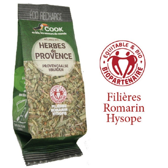 Ierburi de Provence bio, refill 20g Cook