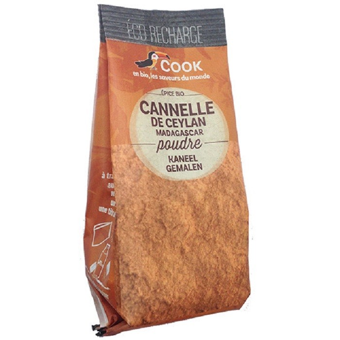 Scortisoara de Ceylon pudra bio, fara gluten 35g refill Cook