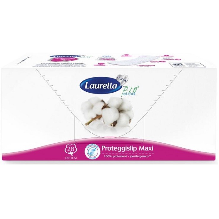 Protej slip subtire Maxi din bumbac organic 28 buc Laurella