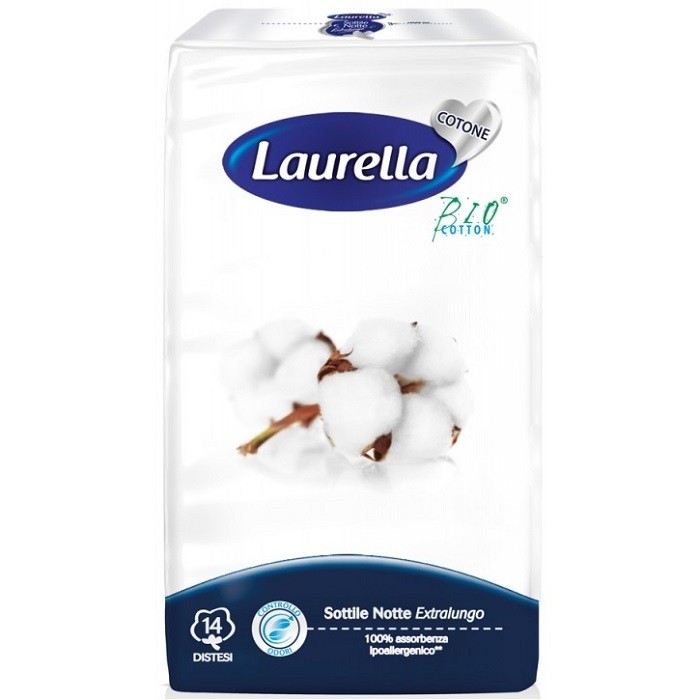Absorbante de noapte Extra Long 5 picaturi 14 buc Laurella