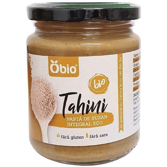 Tahini pasta de susan integral bio 250g Obio