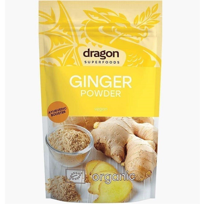 Ghimbir pudra bio, vegan 200g Dragon Superfoods