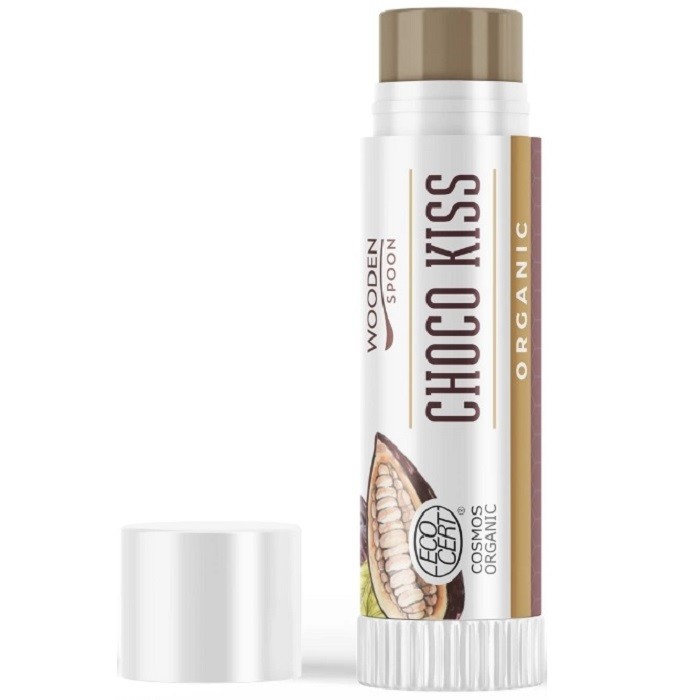 Balsam de buze bio Choco Kiss 4.3g Wooden Spoon