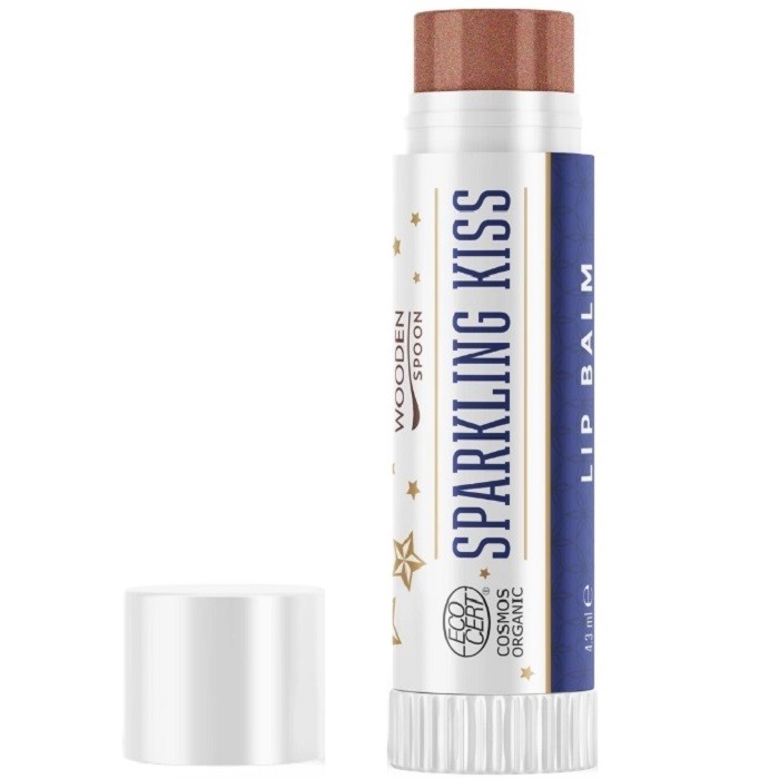 Balsam de buze bio Sparkling Kiss 4.3g Wooden Spoon