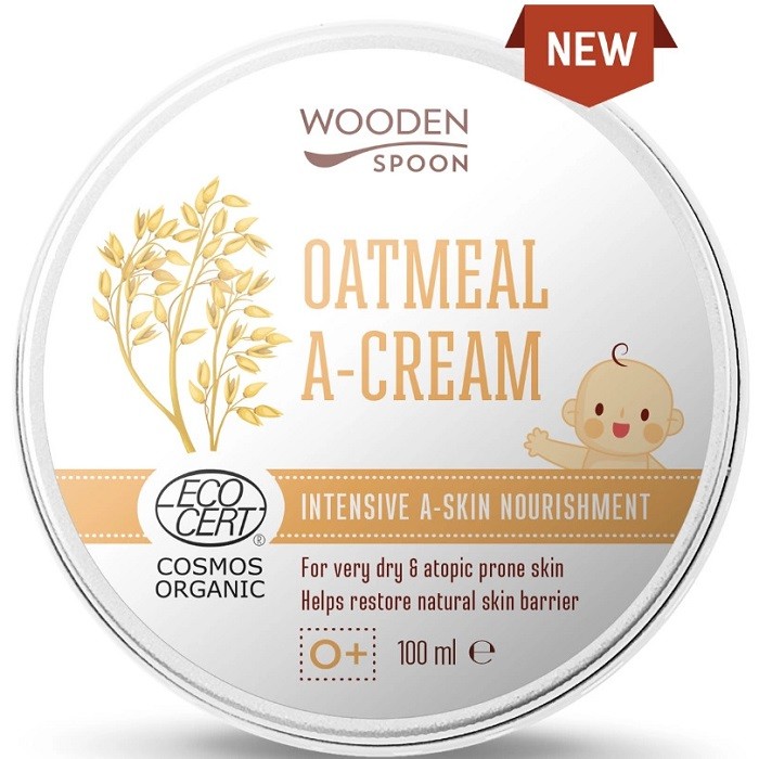 Crema calmanta cu ovaz coloidal pentru copii si bebelusi 100ml Wooden Spoon