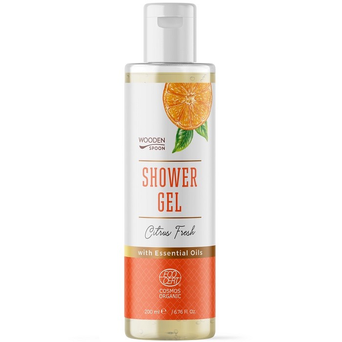 Gel de dus cu citronella bio Citrus Fresh 200ml Wooden Spoon