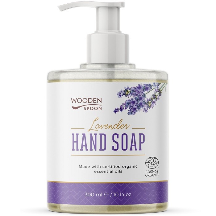 Sapun lichid pentru maini cu lavanda bio 300ml Wooden Spoon