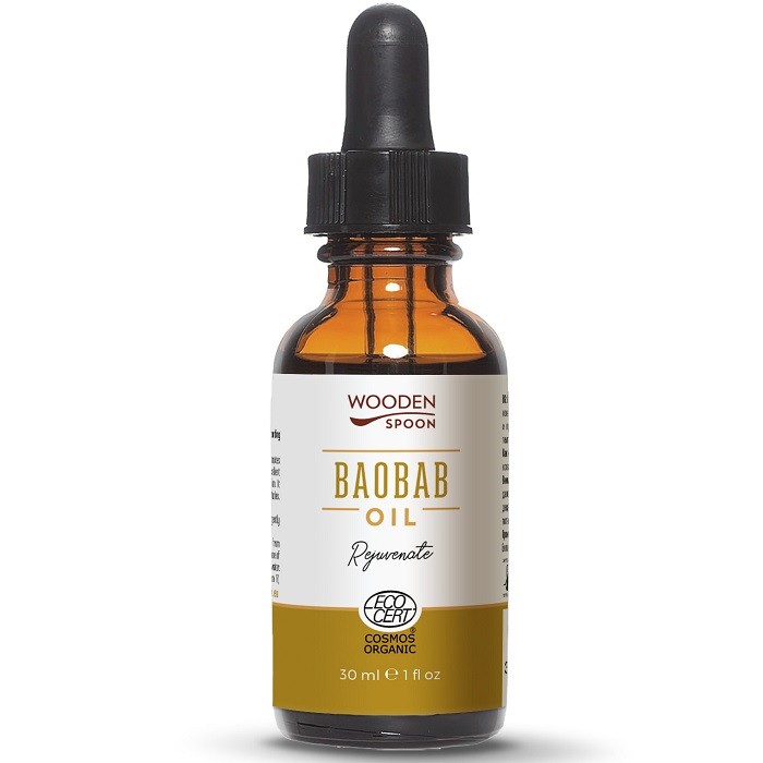 Ulei de Baobab bio, presat la rece 30ml Wooden Spoon
