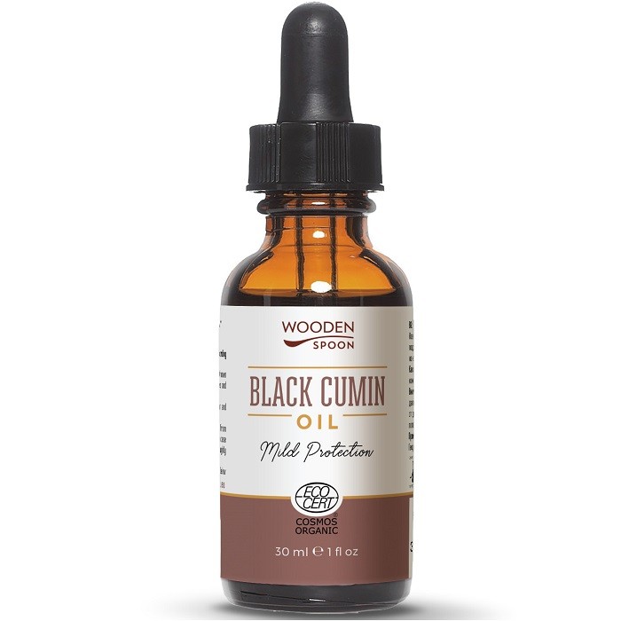 Ulei de Chimen Negru (Negrilica) bio, presat la rece 30ml Wooden Spoon