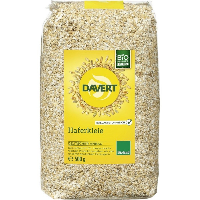 Tarate de ovaz bio 500g Davert