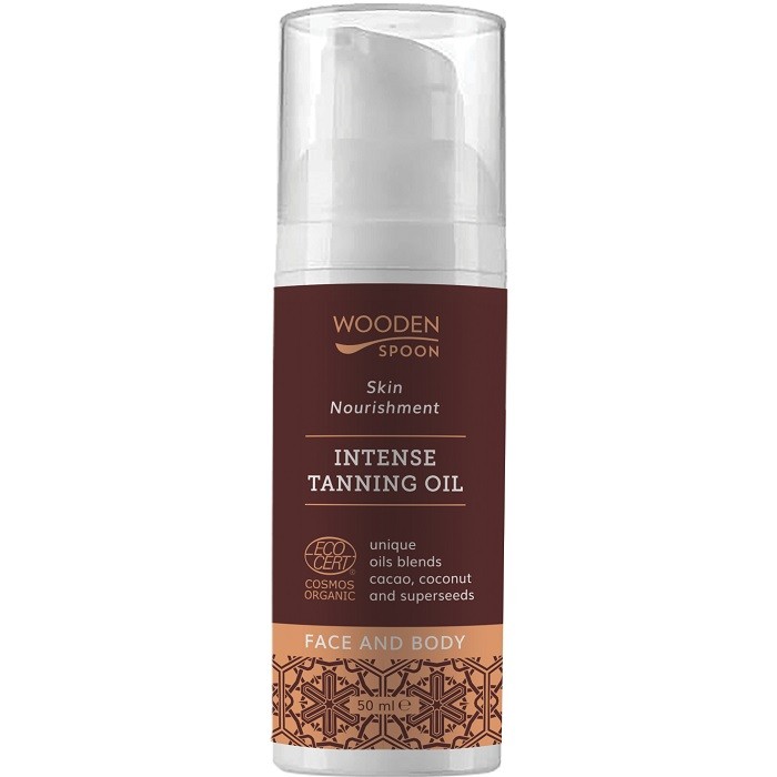 Ulei de plaja pentru bronz bio 50ml Wooden Spoon