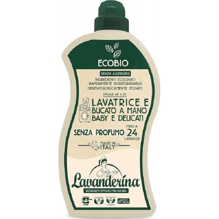 Detergent ecologic pentru rufele bebelusului 960ml Lavanderina