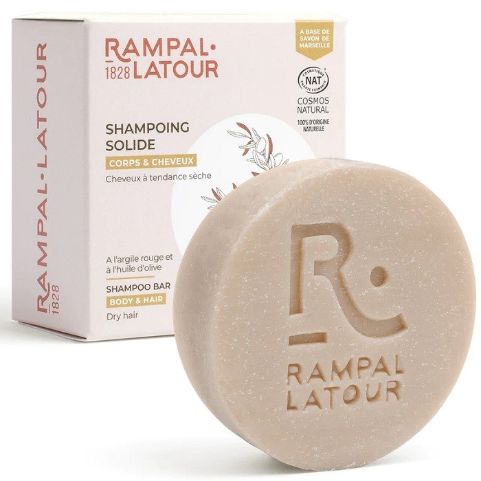 Sampon solid pt par cu tendinte de uscare 80g Rampal Latour