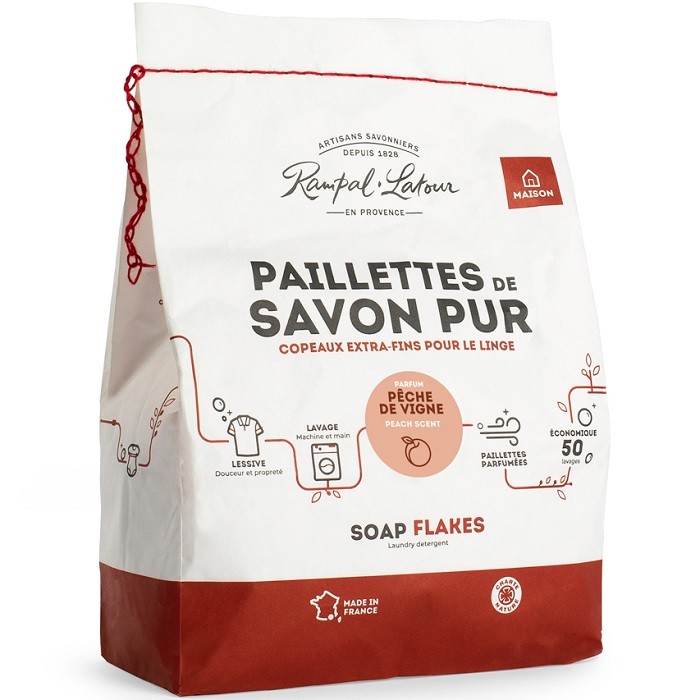 Fulgi de sapun de Marsilia Peche de Vigne 750g Rampal Latour