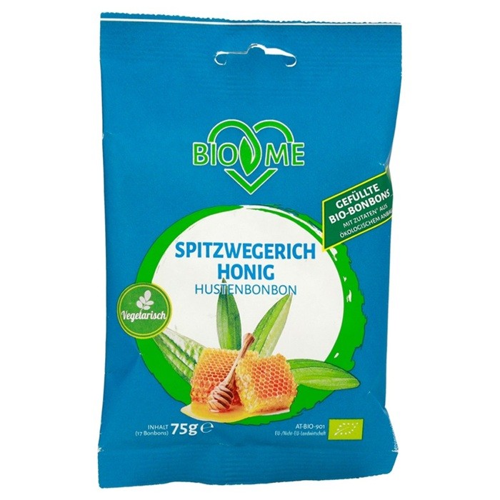Bomboane cu miere si patlagina bio 75g Bio Loves Me