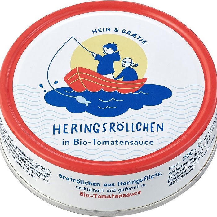 Rondele de hering in sos eco de rosii 200g Hein Graetje