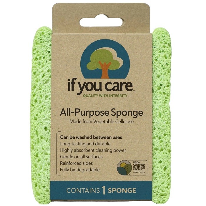 Burete de uz universal, din celuloza vegetala, biodegradabil, If You Care