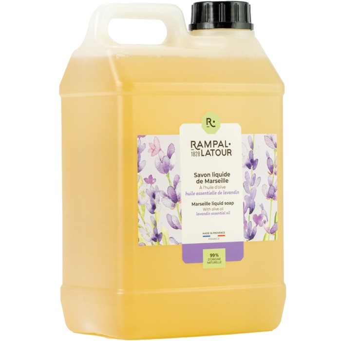 Sapun lichid de Marsilia cu lavanda bio 3000ml Rampal Latour