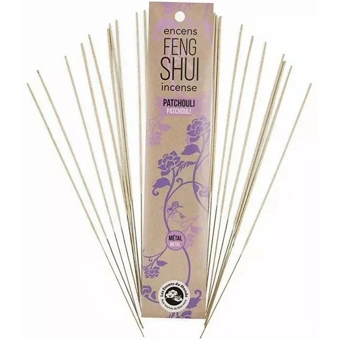Betisoare parfumate Feng Shui cu patchouli, element Metal, Aromandise