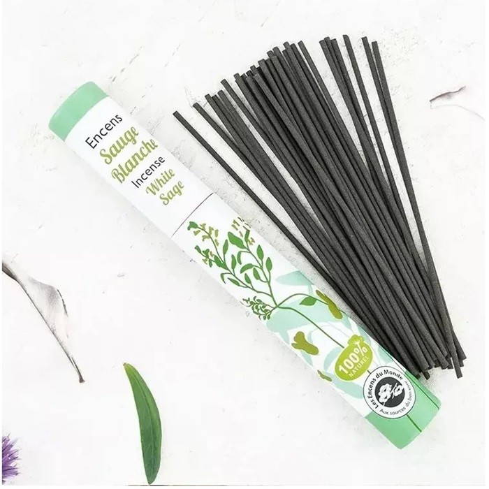 Betisoare parfumate naturale japoneze cu salvie alba 30 buc Aromandise