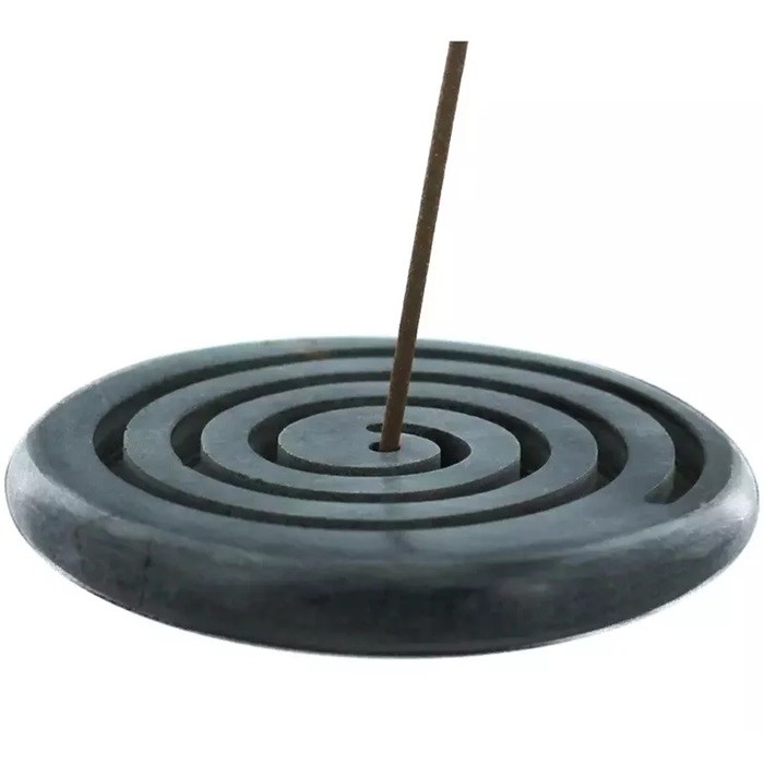 Suport pentru betisoare parfumate, din piatra, Feng Shui Aromandise