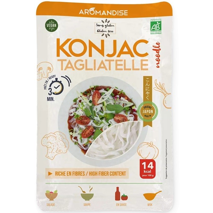 Tagliatele konjac bio 180g Aromandise
