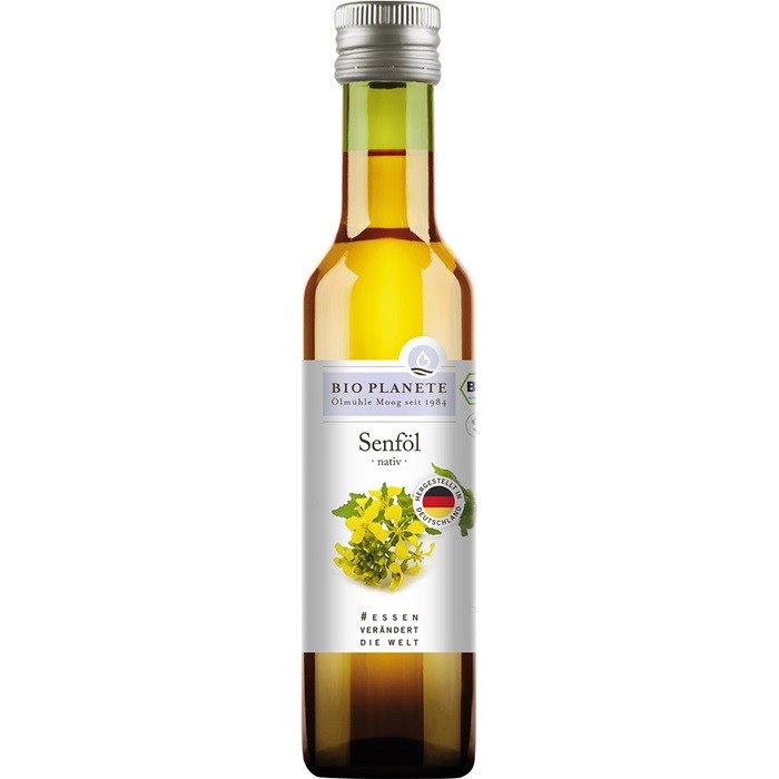 Ulei din boabe de mustar nativ bio 250ml Bio Planete