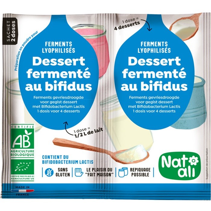 Ferment pentru deserturi cu bifidus bio 2x6g Nat-Ali