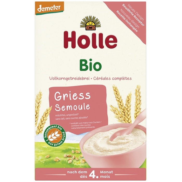 Terci cu cereale integrale bio pentru copii, +5 luni 250g Holle