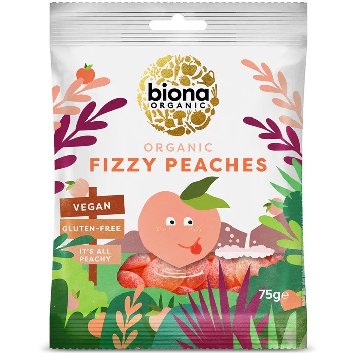 Jeleuri cu aroma de piersici bio 75g Biona